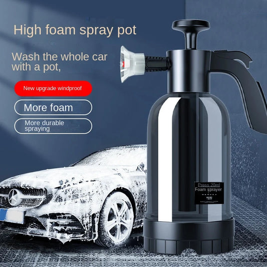 High-Pressure Foam Sprayer Pot for Car Washing with Windproof Design and Enhanced Foam Production for Efficient Cleaning