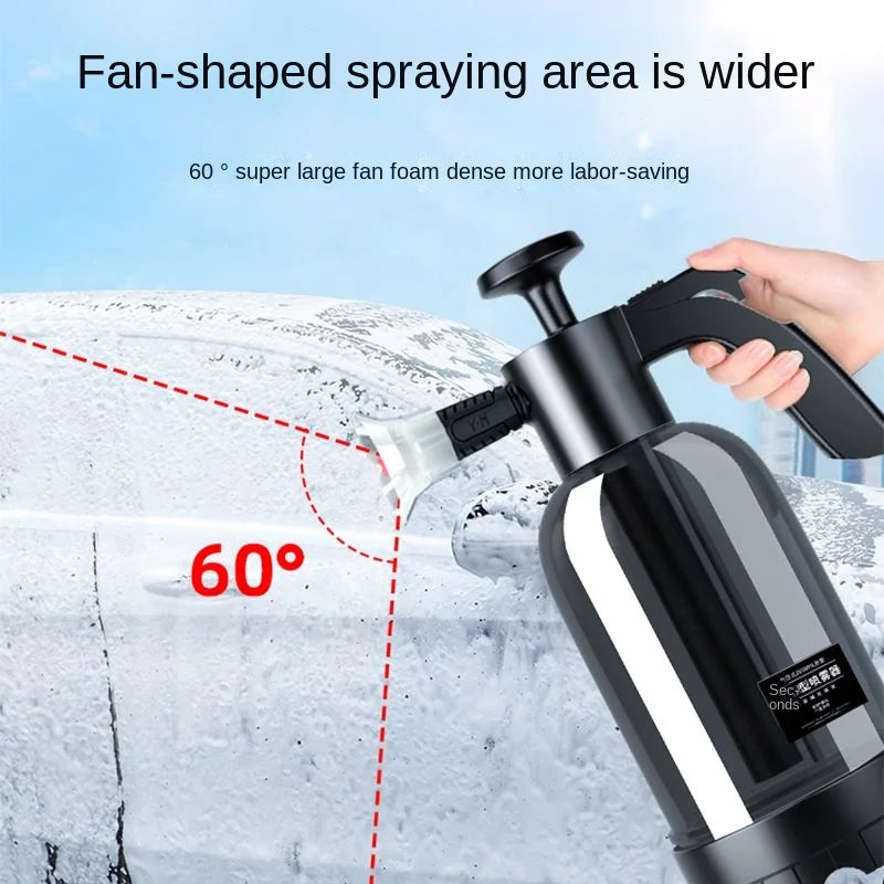 High-Pressure Foam Sprayer Pot for Car Washing with Windproof Design and Enhanced Foam Production for Efficient Cleaning