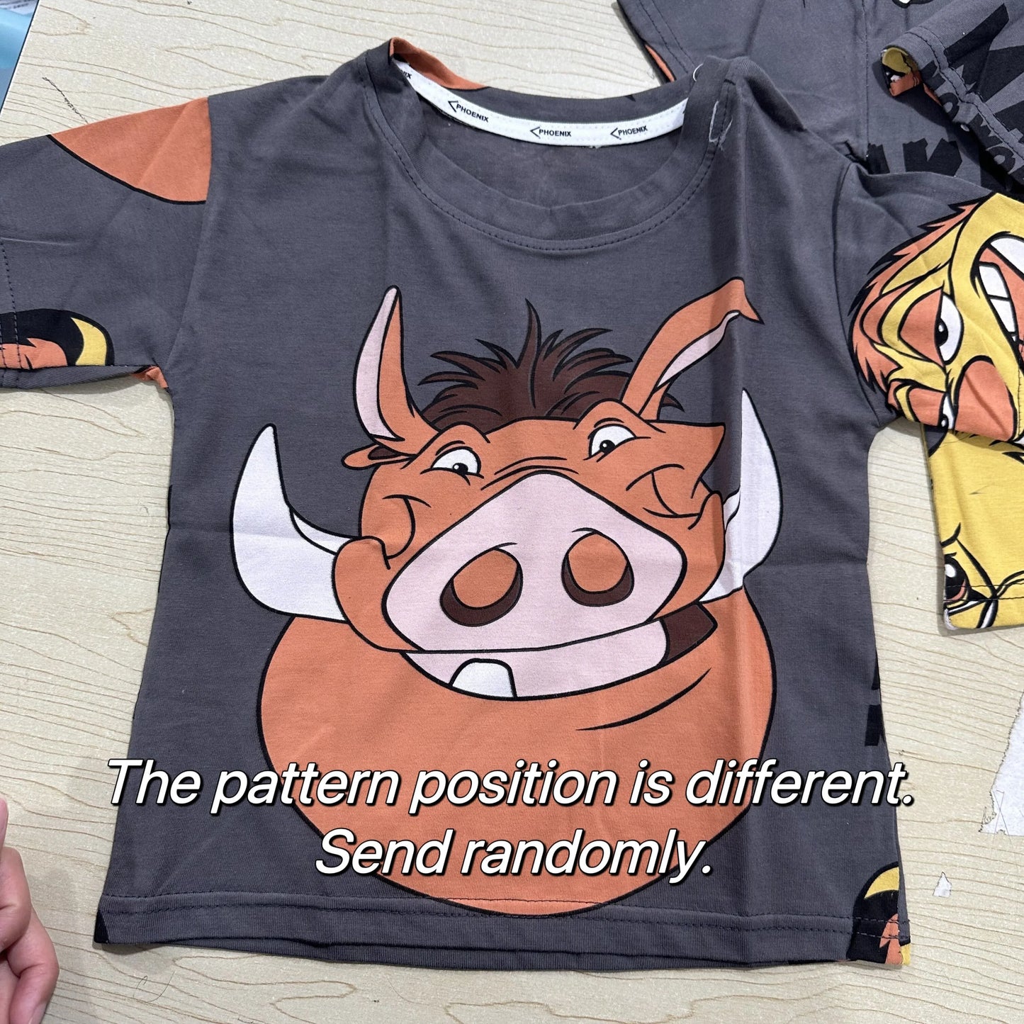 Hakuna Matata Lion King Characters T-Shirt for Kids – Casual and Comfortable Summer Wear