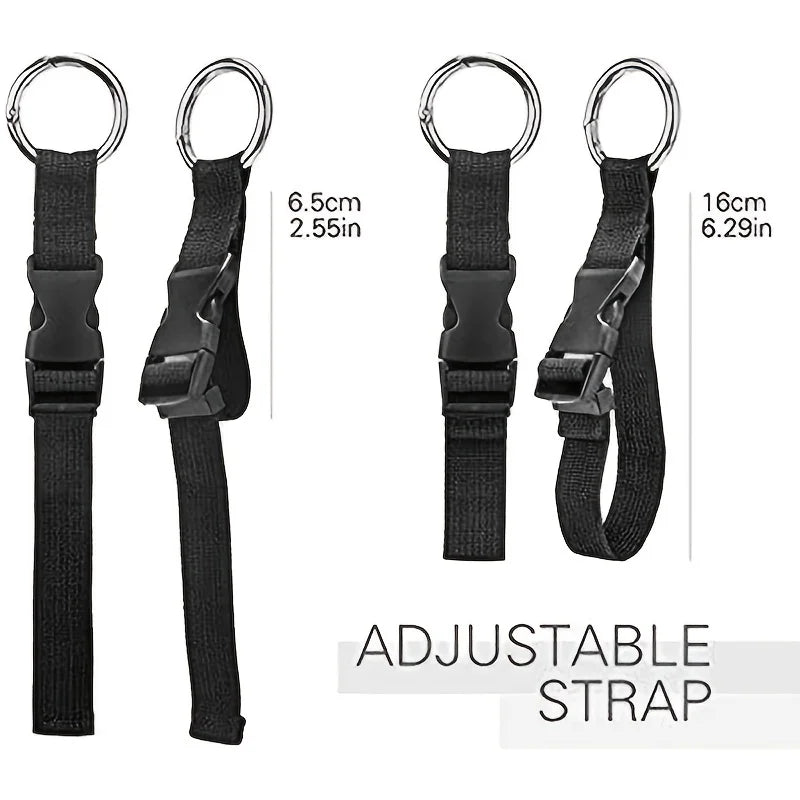 Multipurpose Travel Jacket Holder Clip for Bags, Securely Attaches Coats, Scarves, or Jackets to Luggage or Handbags, Durable and Convenient for Hands-Free Carrying