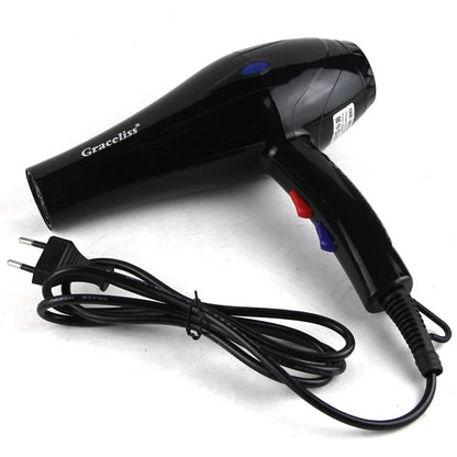 Professional Hair Dryer Set with Multiple Attachments, Including Diffuser, Concentrator Nozzle, Styling Combs, and Clips, Featuring Adjustable Heat and Speed Settings for Versatile Hair Styling