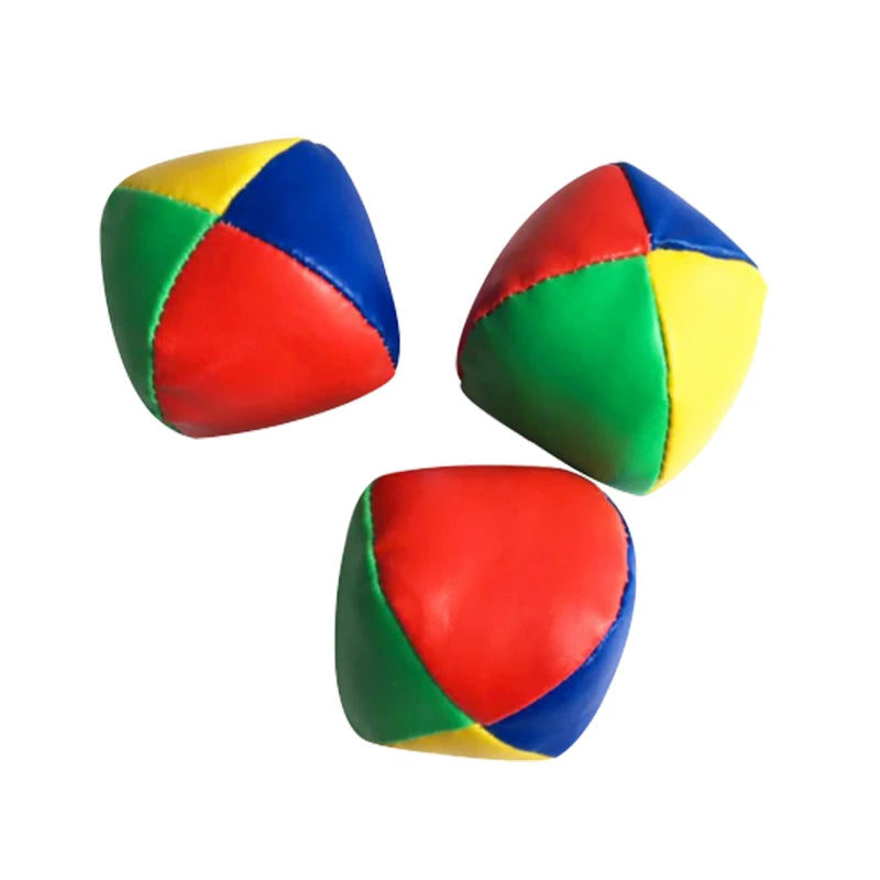 Set of Three Durable Juggling Balls for Beginners and Professionals, Perfect for Developing Coordination and Hand-Eye Skills