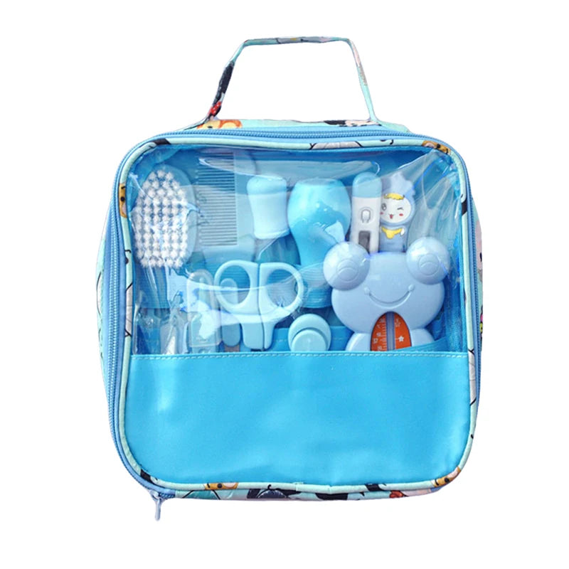 Comprehensive Baby Care Kit with Grooming, Health, and Safety Essentials in a Convenient Carrying Case