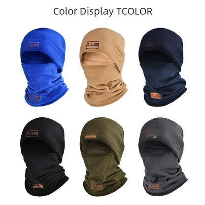 Thermal Fleece Balaclava with Windproof Design and 360° Full Coverage for Cold Weather Protection and Outdoor Activities