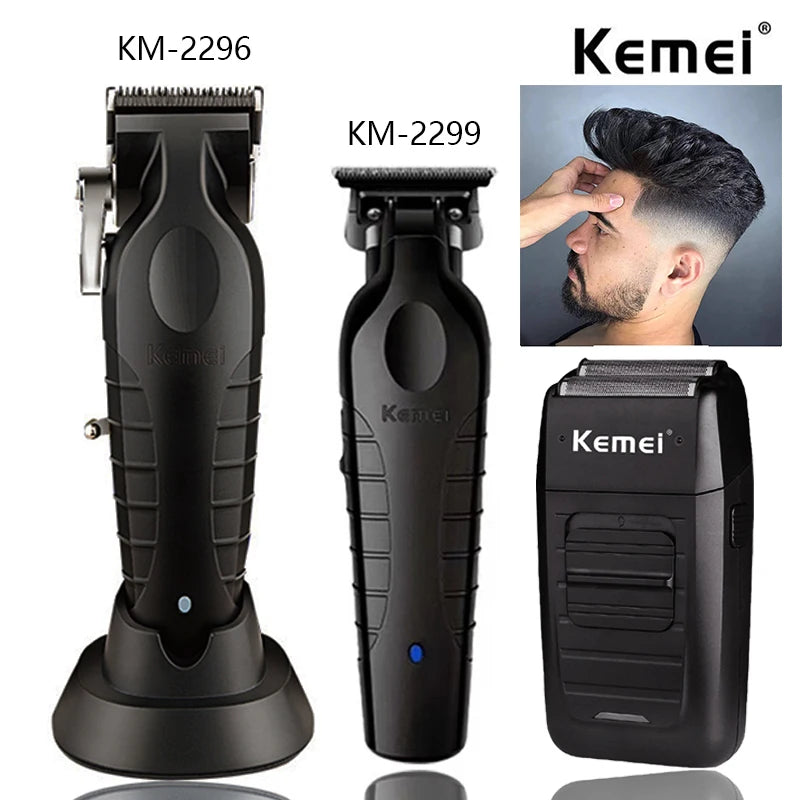 Advanced Grooming Set with Precision Trimmer, Hair Clipper, and Electric Shaver for Professional Haircuts and Styling