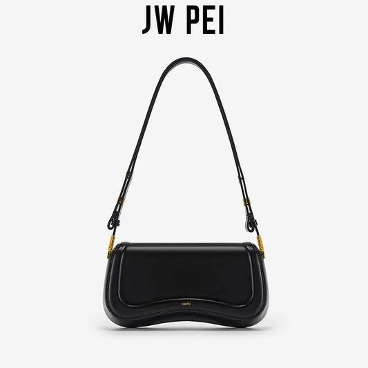 Stylish Saddle Shoulder Bag with Microfiber Synthetic Leather and Moderate Hardness for Casual and Party Occasions