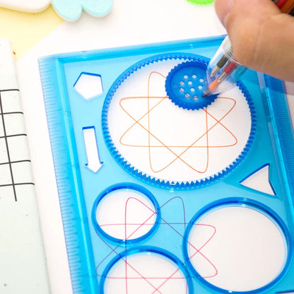 Complete Geometric Drawing Set for Creative and Educational Fun