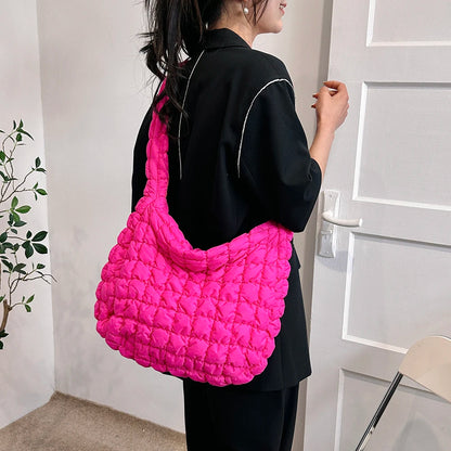 Quilted Hobo Shoulder Bag for Women with Soft Padded Design and Spacious Interior