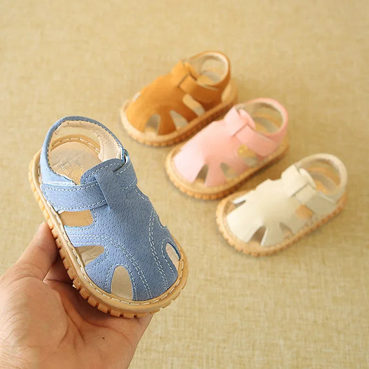 Soft Sole Baby Sandals with Breathable Design and Easy Velcro Closure for Toddlers