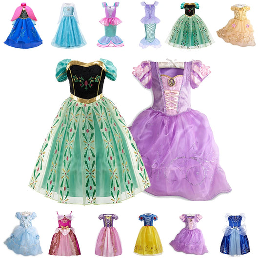 Princess-Inspired Fancy Dress Collection for Girls with Various Fairytale Themes