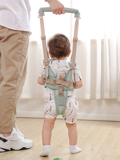 Adjustable Baby Walking Harness with Safety Handles for Toddlers, Comfortable and Breathable Infant Support Aid, Ideal for Assisting Babies Learning to Walk, Suitable for Ages 6-24 Months