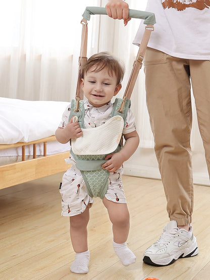 Adjustable Baby Walking Harness with Safety Handles for Toddlers, Comfortable and Breathable Infant Support Aid, Ideal for Assisting Babies Learning to Walk, Suitable for Ages 6-24 Months