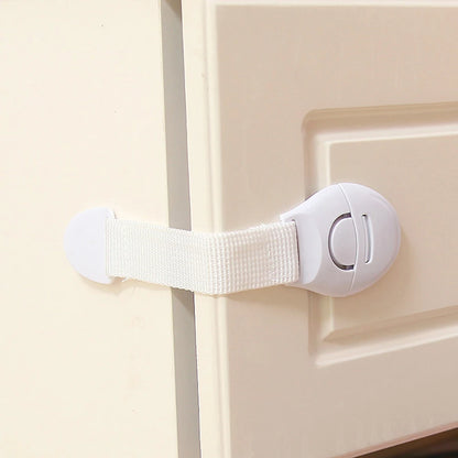 10-Pack Adjustable Child Safety Locks for Cabinets and Drawers