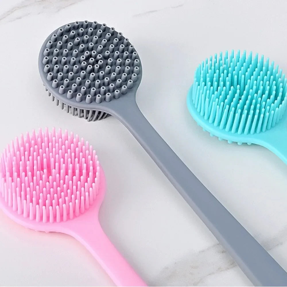 Ergonomic Long-Handled Bath Brush for Effective Back Scrubbing and Deep Cleansing