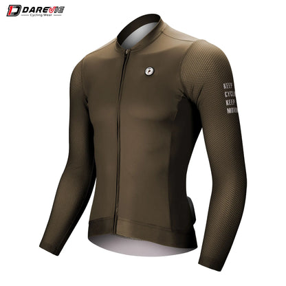 Men's and Women's Cycling Jerseys with Short and Long Sleeves, Featuring Full Zipper, Breathable Fabric, and Moisture-Wicking Technology for All-Season Performance and Comfort