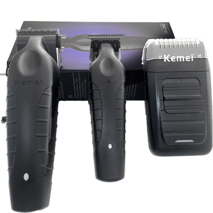 Advanced Grooming Set with Precision Trimmer, Hair Clipper, and Electric Shaver for Professional Haircuts and Styling