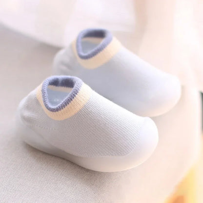 Soft Sole Baby Walking Shoes with Slip-Resistant Outsole and Comfortable Knitted Upper for Toddlers