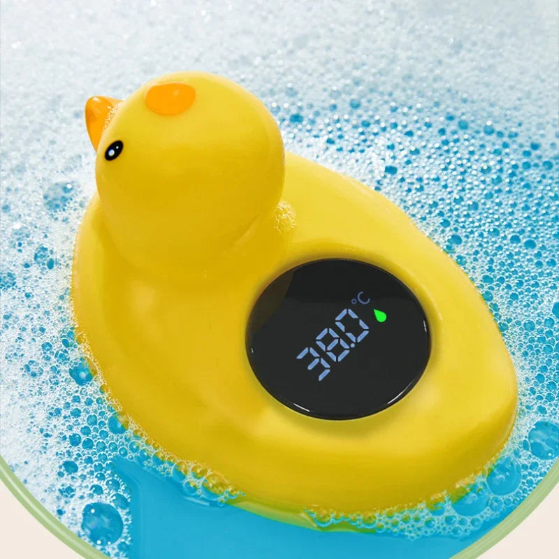 Accurate Digital Baby Bath Thermometer with HD LED Screen and Adorable Duck Design