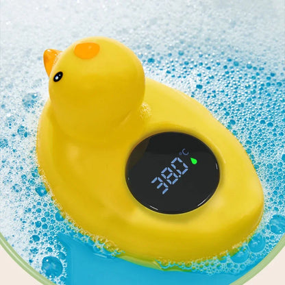 Accurate Digital Baby Bath Thermometer with HD LED Screen and Adorable Duck Design