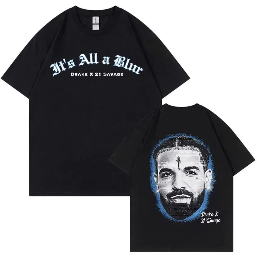 Drake for All The Dogs Album T Shirt Men Cotton