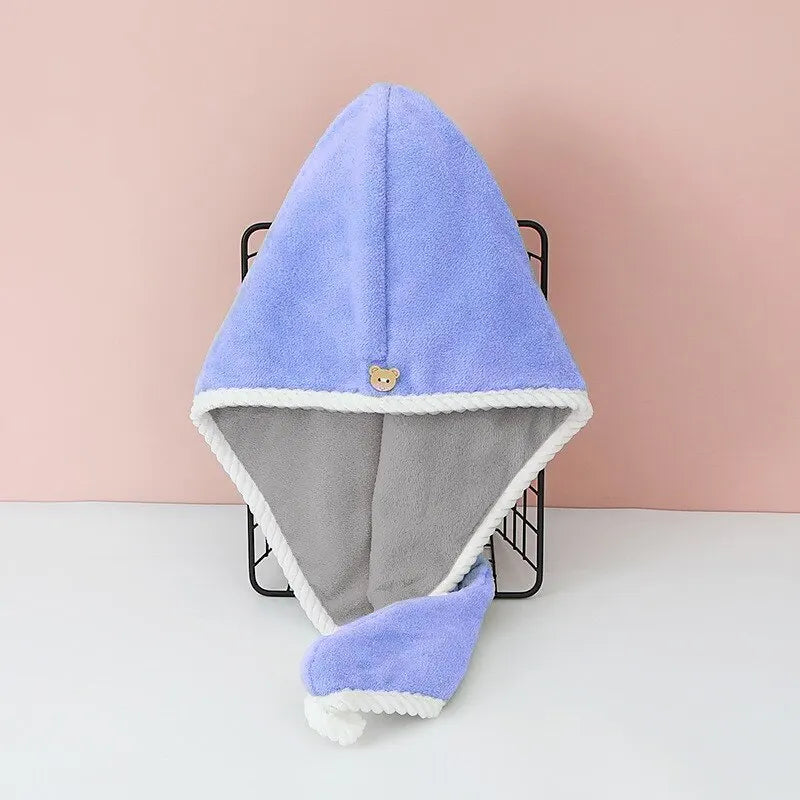 Plush Hooded Baby Towel with Soft Absorbent Fabric and Cute Design for Gentle Drying