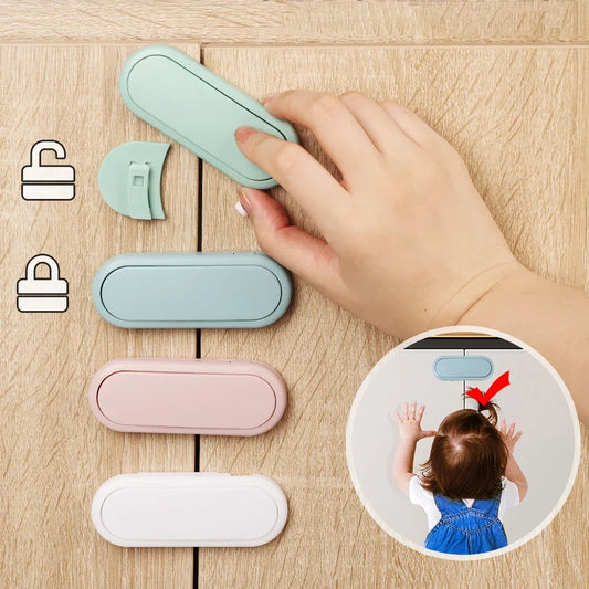 Child Safety Cabinet Locks – Strong Adhesive Latch System for Drawers, Cupboards, and Closets – Easy Installation and Secure Design to Prevent Toddler Access – Durable and Versatile Baby Proofing Solution