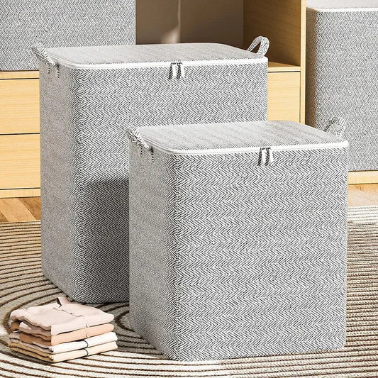 Large Capacity Foldable Laundry Hampers with Lids, Lightweight and Durable Clothes Storage Bins, Perfect for Home Organization and Space Saving