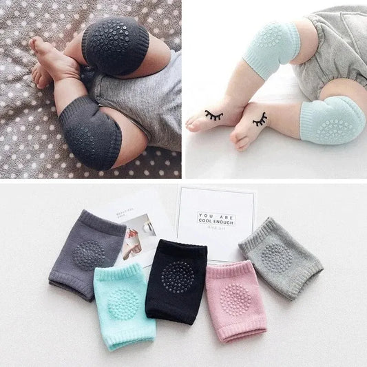 Non-Slip Baby Knee Pads for Crawling Protection, Soft and Breathable Infant Safety Kneecaps, Adjustable and Comfortable for Active Babies