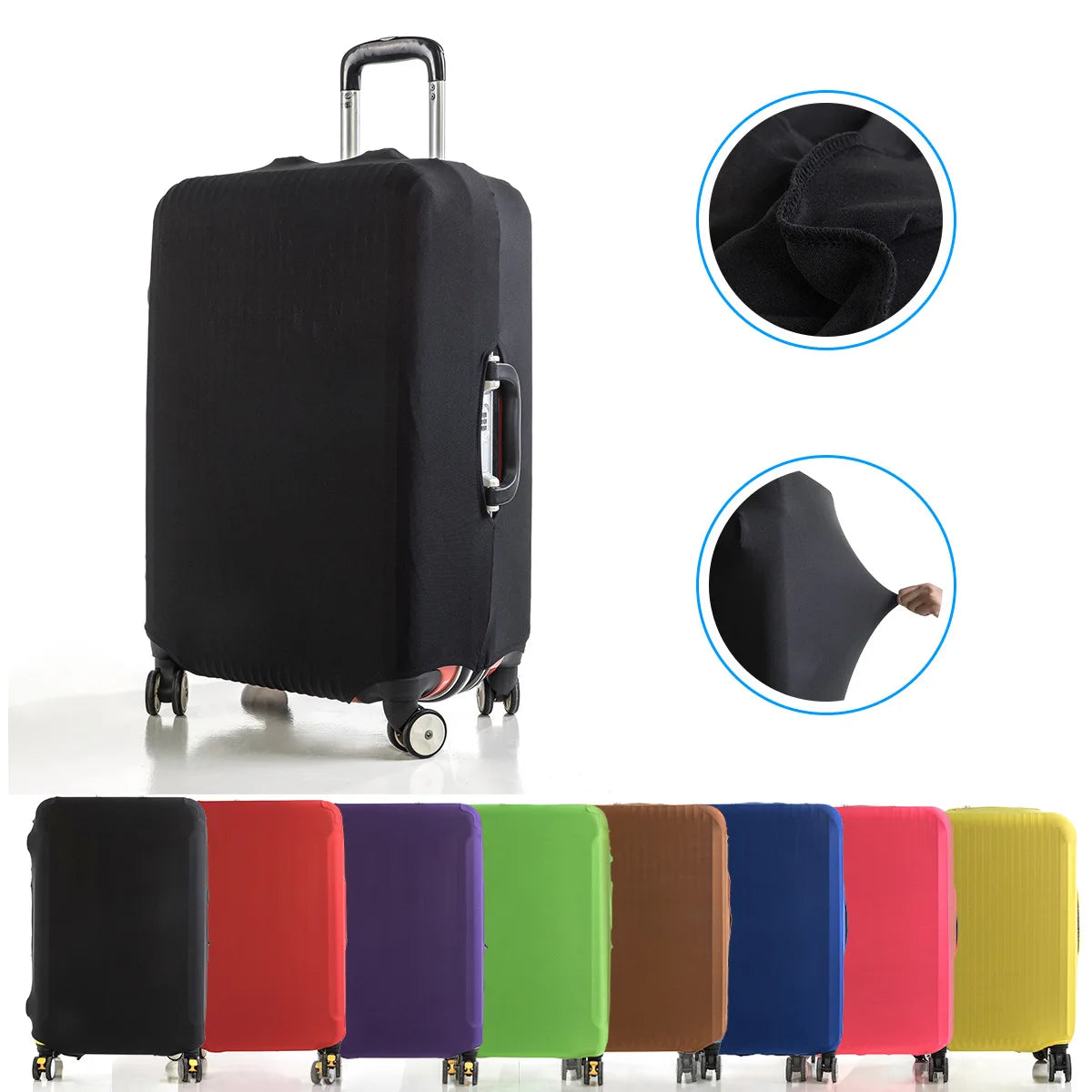 Stretchable Luggage Covers for Suitcases, Durable Protective Travel Case Covers, Easy-to-Use with Secure Fit, Multiple Sizes Available, Ideal for Preventing Scratches and Wear, Perfect for Frequent Travelers