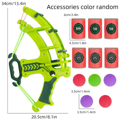 Foam Ball Blaster Set with Target Practice for Kids, Includes Soft Balls and Easy-to-Use Launcher for Safe Indoor and Outdoor Play