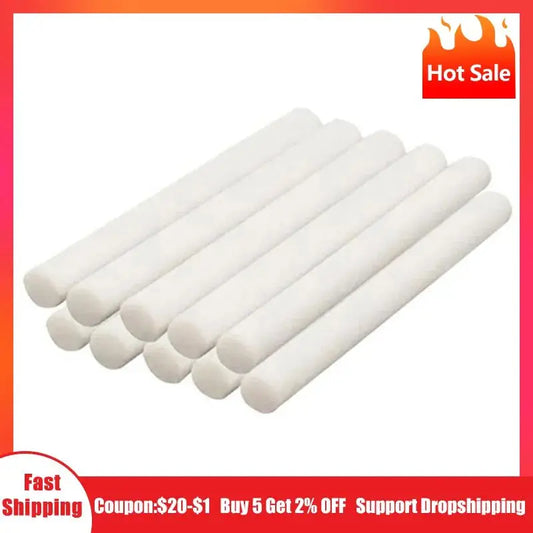 Replacement Cotton Filter Sticks for Ultrasonic Humidifiers, Compatible with Various Models, Ensuring Optimal Mist Output and Air Quality