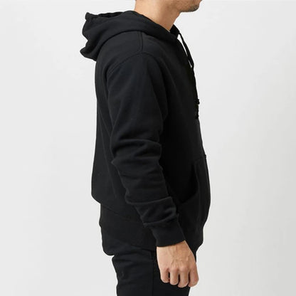 Unisex Plain Pullover Hoodies, Cozy and Soft Fleece Lined Sweatshirts, Perfect for Layering and Casual Wear, Available in Multiple Sizes, Classic and Timeless Design