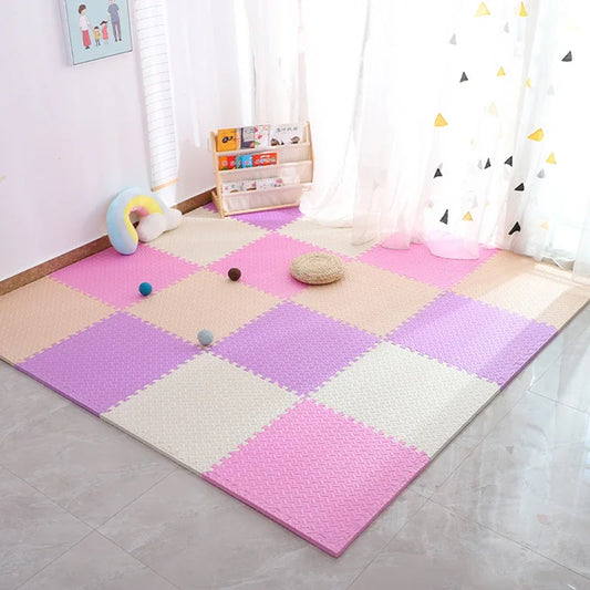 Soft Interlocking Foam Floor Mat for Kids – Ideal for Playrooms and Nurseries – Provides Cushioned Safety and Comfort – Easy to Clean and Assemble – Suitable for Infants and Toddlers