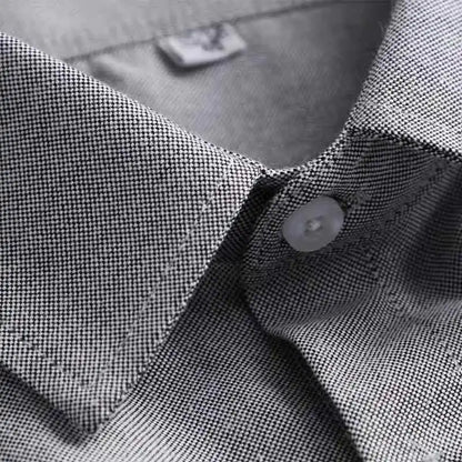 Detachable Half-Shirt Collar Bib with Button-Down Design for Layering and Fashionable Look