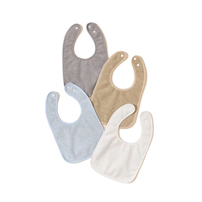 Soft and Absorbent Baby Bibs with Adjustable Closure for Comfortable and Mess-Free Feeding