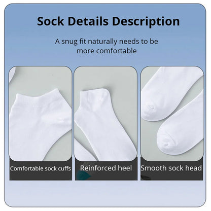 20-Pack of Low-Cut Ankle Socks for Men and Women with Breathable Fabric and Comfortable Fit, Ideal for Everyday Wear