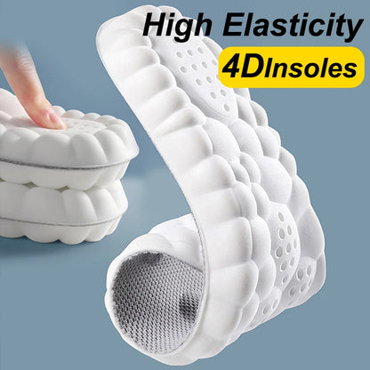 Honeycomb Gel Cushion Insoles with Shock Absorption and Breathable Design for Enhanced Comfort and Support