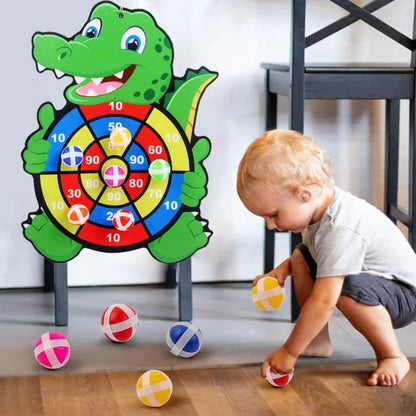 Dinosaur-Themed Dart Blaster Toy Set with Sticky Balls, Interactive Target Shooting Game for Kids, Enhances Hand-Eye Coordination and Focus, Safe and Fun Indoor Activity, Ideal for Boys and Girls