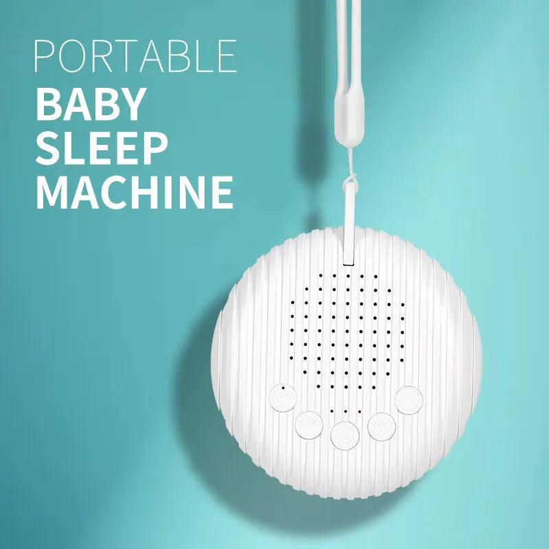 Portable Baby Sleep Machine with Soothing Sounds and Adjustable Volume for Enhanced Sleep Quality on the Go