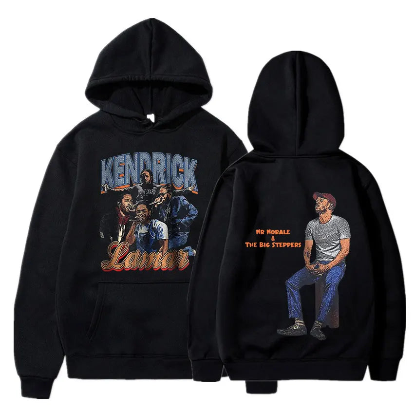 Men's Rapper "Kendrick Lamar Good Kid" Hoodie Men Hip Hop Music Album Graphic Pullover Hoodie