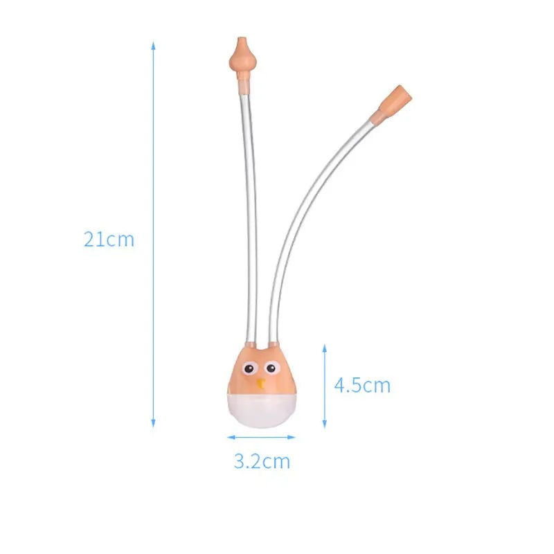 Manual Baby Nasal Aspirator with Oral Suction for Safe and Effective Congestion Relief