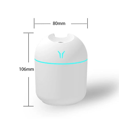 Ultrasonic Cool Mist Humidifier for Improved Sleep with Adjustable Mist Output and LED Night Light Function for Home and Office Use