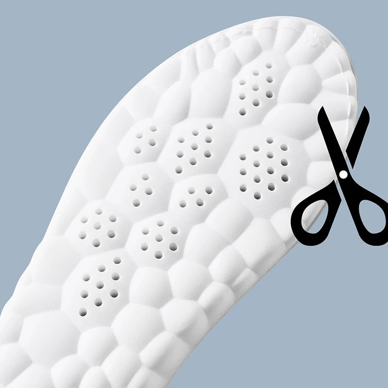 Honeycomb Gel Cushion Insoles with Shock Absorption and Breathable Design for Enhanced Comfort and Support