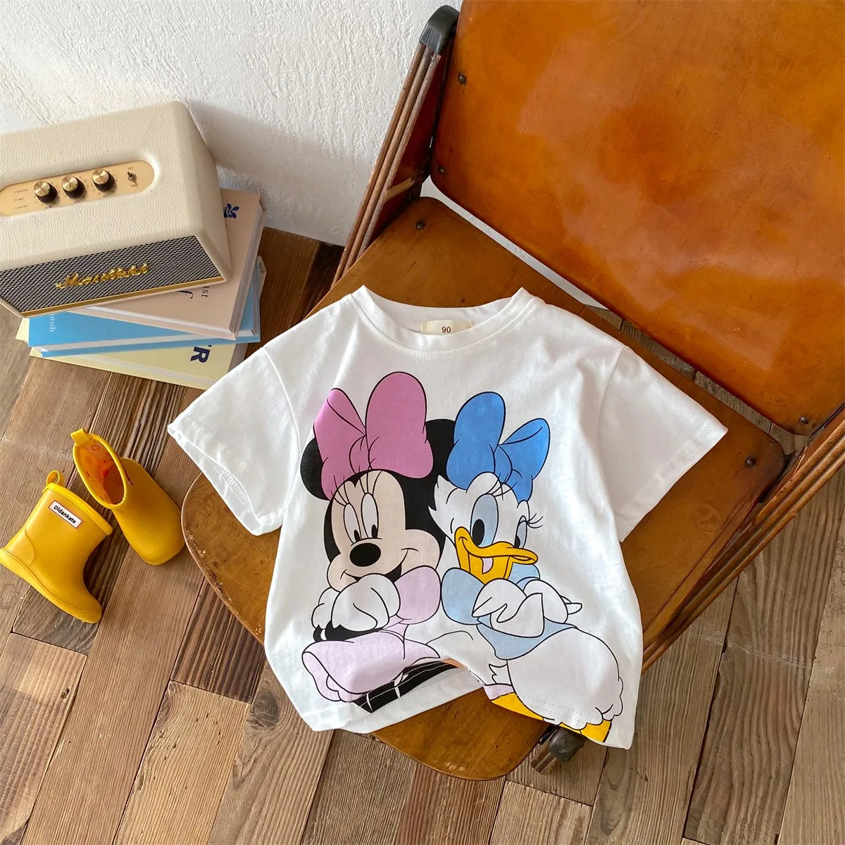 Adorable Cartoon Character T-Shirts for Kids – Featuring Playful Bluey and Bingo Designs