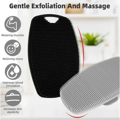 Exfoliating Body Scrubber with Ergonomic Handle, Perfect for Deep Cleansing and Smooth Skin, Ideal for Shower Use