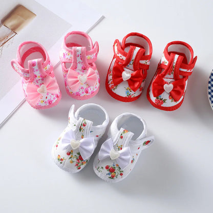 Adorable Baby First Walker Shoes with Soft Sole and Cute Cartoon Designs, Ideal for Newborns and Toddlers