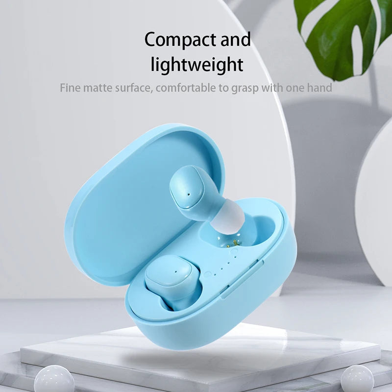 A6Lite Wireless Bluetooth 5.1 Earbuds with IP4 Waterproof Rating, HD Voice Quality, and Portable Charging Case, Ideal for Seamless Connectivity and High-Definition Audio