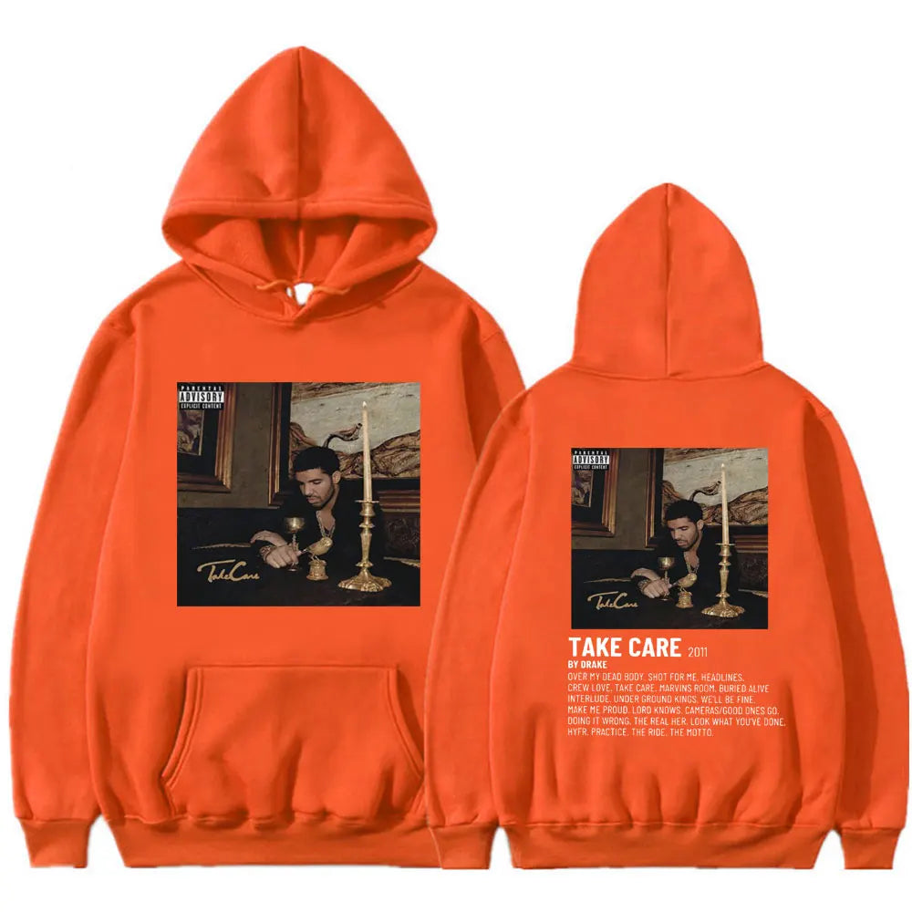 Men's Drake Music Album Take Care Pullover Hoodie