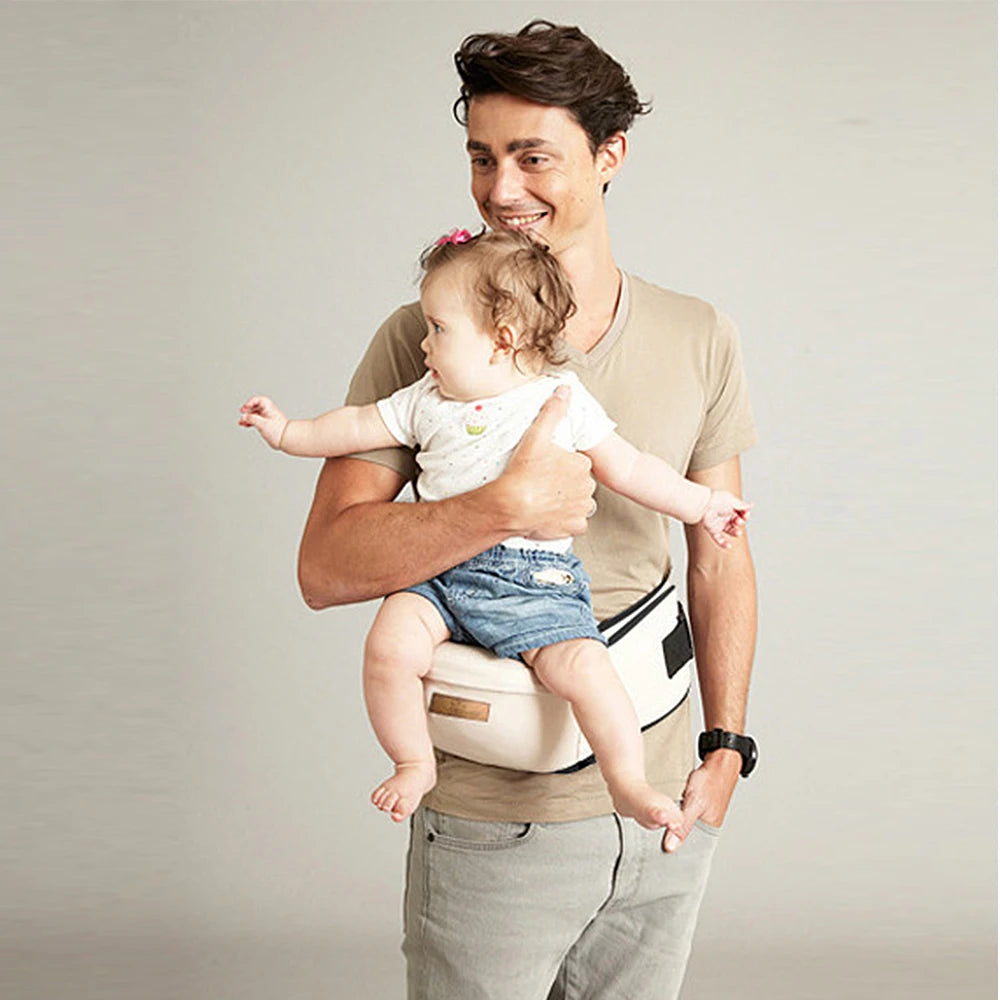 Hip Seat Baby Carrier with Ergonomic Design and Adjustable Waist Support for Hands-Free Convenience