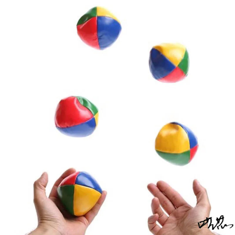 Set of Three Durable Juggling Balls for Beginners and Professionals, Perfect for Developing Coordination and Hand-Eye Skills